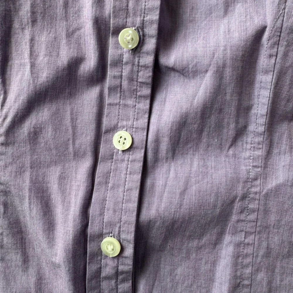 ๐ผ5 for 25๐ผ LOFT Purple Short Sleeve Button Down Shirt Size 8 - Picture 9 of 9